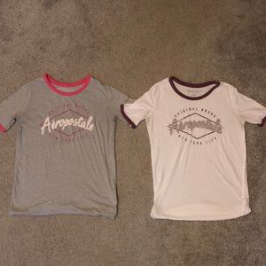 2 BUNDLE AREOPOSTALE T SHIRTS